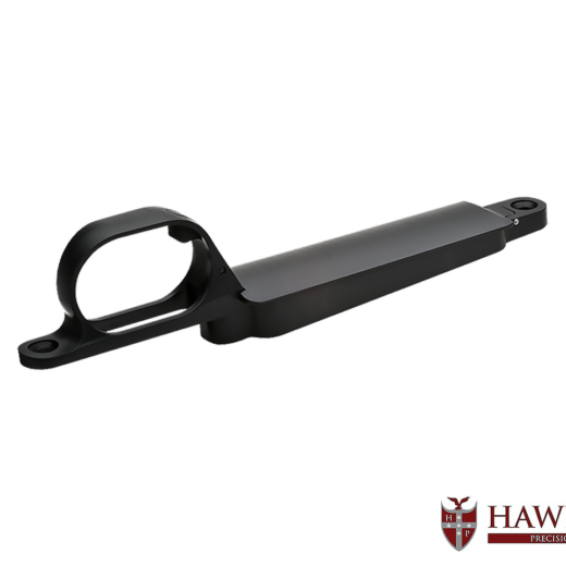 Hawkins Precision Oberndorf Bottom Metal Lightweight and premium quality, the Hawkins Precision Oberndorf Bottom Metal is a CNC-machined masterpiece designed to elevate your rifle build. Its precise craftsmanship ensures durability and a seamless fit for a wide range of rifles. This bottom metal features a patented cantilever spring release, guaranteeing the floor plate will not accidentally open under any level of recoil. This design offers unmatched security and reliability during use, giving shooters peace of mind. Constructed with high-quality materials, this bottom metal provides exceptional performance at an affordable price point, making it an excellent upgrade for hunters and precision shooters alike. Components: CNC-machined lightweight construction Patented cantilever spring release system Secure floor plate retention Compatible with a wide range of rifle models Notes: Lightweight design reduces overall rifle weight Designed to prevent accidental floor plate opening under recoil Ideal for precision and hunting rifles Upgrade your rifle with the Hawkins Precision Oberndorf Bottom Metal — combining quality, innovation, and value for the discerning shooter.
