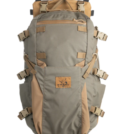 Kifaru Hellbender The Hellbender builds upon the evolution of the Stryker series, offering the perfect balance of compact design and increased storage for day hunts, mobile pursuits, or short expeditions. With its 2,250 cubic inch capacity and thoughtful external organization, the Hellbender is purpose-built to keep your essential gear close and ready while maximizing pack-out capability. Designed with feedback from hunters and backcountry users, the Hellbender adds 350 cubic inches over the Stryker XL and introduces a Bane-style external pocket ideal for wet layers, rain gear, or bulky insulation. The XPAC load sling makes cleanup after a successful hunt much easier, while side bottle pockets and an internal bladder sleeve ensure hydration is always accessible. Compression straps can be repositioned to help secure optics and fragile gear, and internal organization is handled with a Chamber pocket, hydration sleeve, and external admin panel. Compatible with Kifaru’s external frames, the Hellbender is an ultra-adaptable hauler for those looking to travel fast, light, and efficiently in challenging terrain. Specs and Features: External frame required Includes outer Bane-style pocket XPAC load sling for easy cleaning Dual Nalgene side pockets Chamber pocket and internal bladder sleeve Belt pouch matrix and zippered admin pocket Volume: 2250 Cubic Inches (36.87L) Weight: 3.05 lb Notes: Webbing on bottom accommodates Sherman and Grab-it pockets Hydration hose ports on both sides of top handle Includes all necessary compression straps Whether you're on a minimalist elk hunt or quick strike backcountry mission, the Hellbender gives you the capacity, features, and rugged build Kifaru is known for — without unnecessary bulk.
