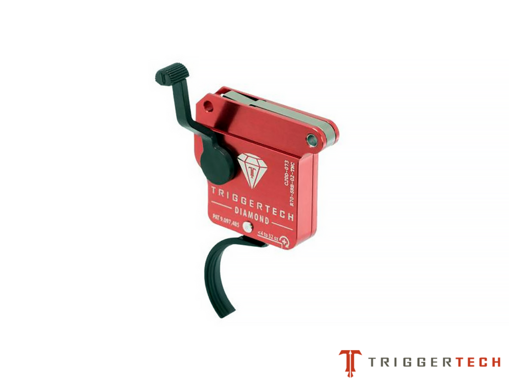 TriggerTech Diamond Trigger – Remington 700 Precision begins at the press of a trigger, and the TriggerTech Diamond Remington 700 Trigger was engineered to deliver the ultimate break for precision rifle shooters. Developed in collaboration with the renowned K&M Shooting Team and leading R700 clone action manufacturers, this trigger is purpose-built for competitive performance and is trusted by elite shooters around the world. The Diamond Trigger sets the benchmark for consistency and control. Featuring TriggerTech’s Variable Rate Adjustment Technology, it offers an incredibly fine-tuned pull weight range from less than 4 oz to 32 oz. This level of adjustability allows shooters to dial in the perfect weight for their application—whether for competition, hunting, or long-range precision shooting. The trigger’s break is described as glass-like, with an unmatched crispness that eliminates the spongy feel or creep found in other systems. The moment you experience the Diamond, you’ll understand why it’s in a class of its own. The Pro Curved trigger lever further enhances ergonomics and control, giving shooters a natural and repeatable finger position. Combined with zero creep and minimal overtravel, this trigger provides a clean and confident break every time. Whether you're building a match-grade rifle or upgrading a trusted long-range rig, the TriggerTech Diamond is a vital component for top-tier performance. Components: Remington 700 compatible Diamond Trigger Variable Rate Adjustment Technology Adjustable pull weight:
