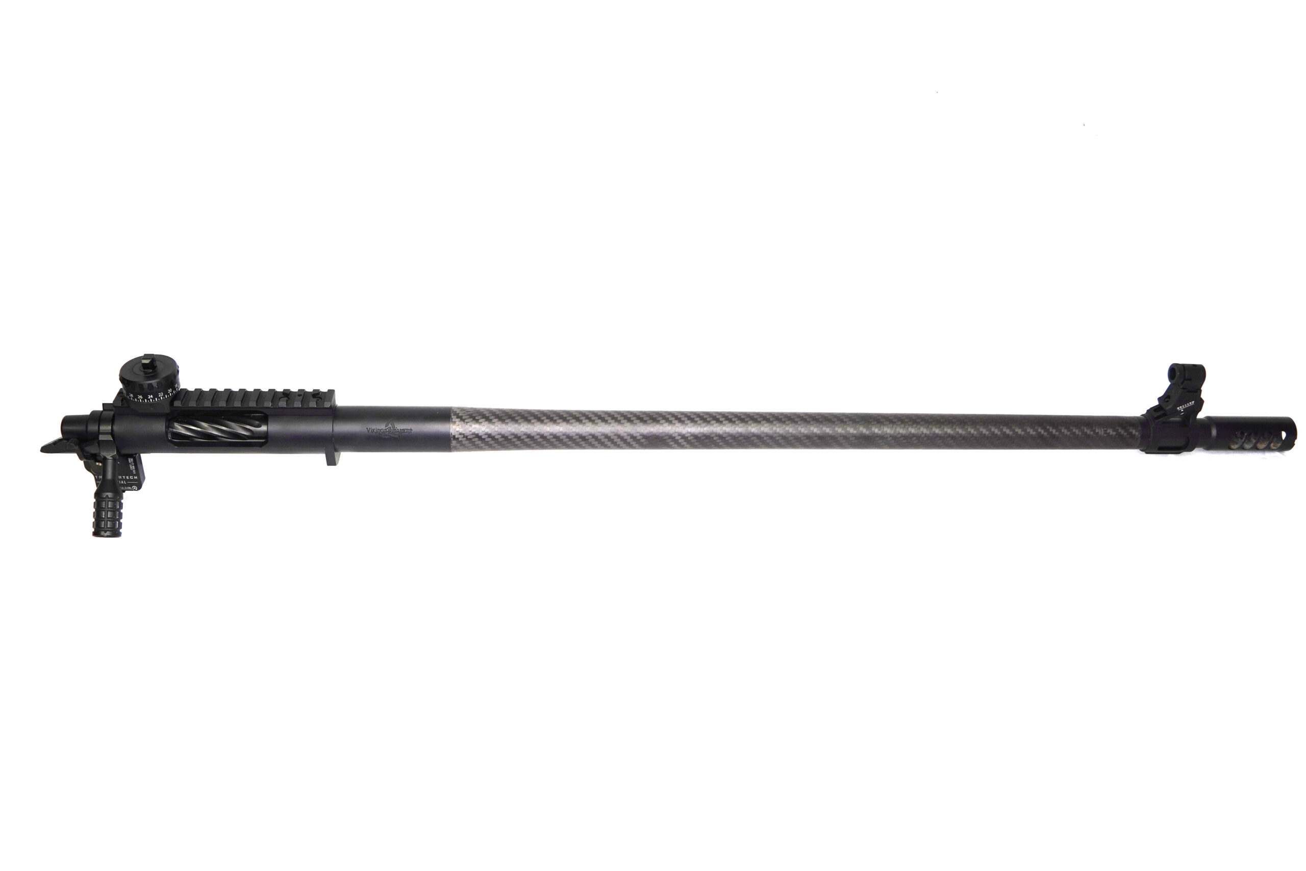Viking Armament Muzzleloader Barreled Action Remington 700 Short Action Inlet | Modular Long-Range Muzzleloader Platform Take your muzzleloader season to the next level with Viking Armament’s drop-in Muzzleloader Barreled Action—designed to fit short action Remington 700 inlets. Whether you're a dedicated backcountry hunter or a precision-focused firearms enthusiast, this platform brings custom performance, modularity, and rugged dependability to modern muzzleloading. Crafted with the same precision machining and meticulous standards that define all Viking Armament builds, this barreled action is the foundation for an extreme long-range muzzleloader. Engineered for accuracy and adaptability, it’s compatible with many popular short action chassis or stocks already in your inventory—making it the perfect upgrade for seasoned shooters. Includes the Following Components: Brux 26" Carbon Barrel (1:20 twist for .40 & .45 cal | 1:24 twist for .50 cal) Stainless Steel Breach Plug 20 Brass Ignition Modules Powder Funnel VA Custom Muzzleloader Bolt Assembly Muzzle Threaded for 4-Port MB&M Muzzle Brake (brake not included) Precision Chambered and Headspaced Cerakote Finish (Color Options Available) Fitment: Designed to drop directly into any Remington 700 Short Action chassis or stock inlet. Pair with your preferred trigger and optic for a complete, customized build. Whether you're climbing rugged terrain or setting up for a 300-yard shot, this muzzleloader system delivers the performance and consistency needed for success. With multiple caliber and sighting options available, Viking Armament will tailor your build to your specific needs. Current Lead Times: 16–18 Weeks All parts are proudly made in the USA. Color and pattern options may vary slightly due to hand-applied coatings.