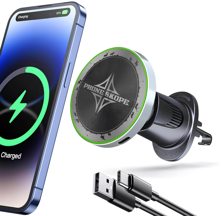 Magnetic Wireless Charging Dash Mount - Image 1