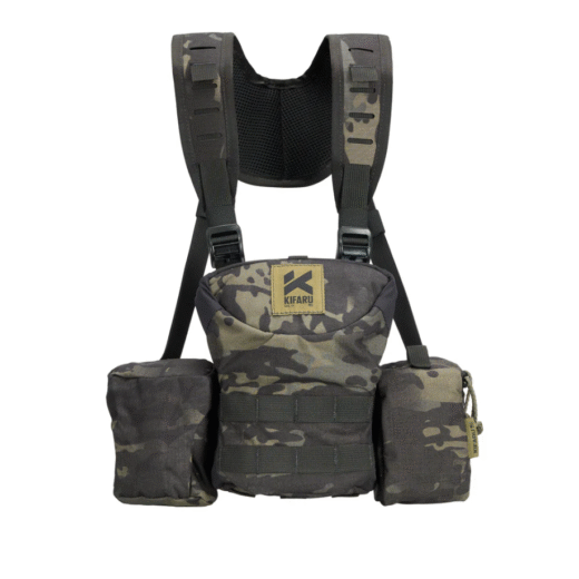 DELUXE KIFARU BINO HARNESS - Black Multicam