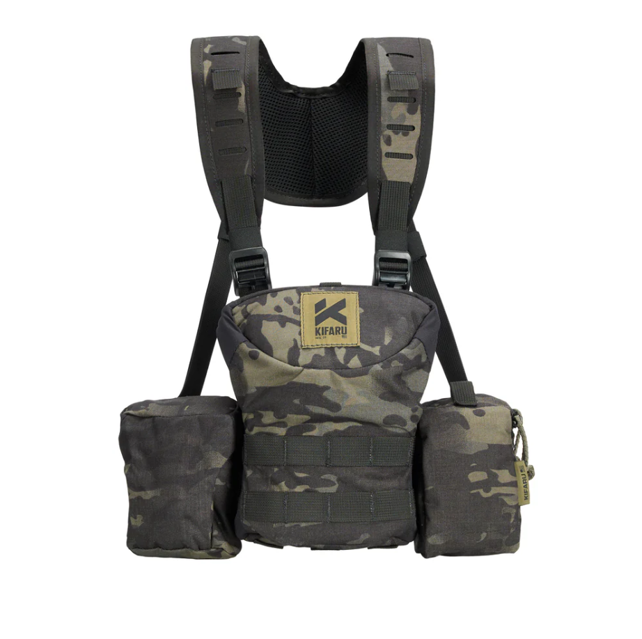 DELUXE KIFARU BINO HARNESS - Black Multicam