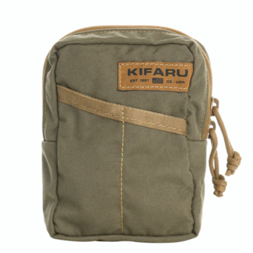 Kifaru Mini Belt Pouch The Kifaru Mini Belt Pouch is a compact storage solution designed to keep your smallest essentials organized and within reach. Built with the same rugged durability that Kifaru is known for, this pouch attaches easily to belts, packs, or harness systems, making it an essential add-on for hunters, outdoorsmen, and everyday users alike. Lightweight yet tough, the Mini Belt Pouch is crafted from high-quality, abrasion-resistant fabric to withstand the harshest environments. Despite its streamlined size, it provides just the right amount of storage for items like a GPS, rangefinder, first-aid supplies, multitools, or other small gear that needs to stay close at hand. Whether mounted on your pack’s waist belt for quick access, used as a standalone organizer, or integrated into a larger carry system, the Mini Belt Pouch adapts seamlessly to your needs. Key Features Compact Size – Small enough to stay unobtrusive, large enough to carry essentials. Durable Construction – Built from abrasion-resistant materials to endure tough use. Modular Attachment – Easily attaches to belts, packs, or harness systems. Lightweight & Streamlined – Adds utility without bulk. Multi-Use Design – Perfect for hunting, hiking, scouting, or everyday organization. Why It Stands Out The Kifaru Mini Belt Pouch embodies the balance of convenience and durability. It’s not about carrying everything—it’s about carrying what you need most, right where you need it. Small gear won’t get lost at the bottom of your pack, and essential items stay accessible for when every second counts. Specs Material: Heavy-duty, abrasion-resistant fabric Capacity: Small essentials (GPS, rangefinder, tools, etc.) Attachment: Compatible with belts, packs, and harness systems Use Cases: Hunting, scouting, hiking, EDC organization