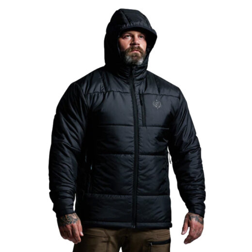 Men's Tundra Jacket 2.0 When the backcountry turns brutal and the temperature plummets, the Tundra Jacket is built to keep you warm and dry. Designed as a heavy weight hunting garment. This jacket pairs advanced insulation with rugged weather protection, making it an essential outer layer for the harshest conditions. At the core of the Tundra 2.0 is high performance synthetic insulation that traps body heat while maintaining breathability. Unlike down, this insulation retains warmth even when damp, ensuring reliable performance through rain, sleet, and snow. The durable water repellent (DWR) shell sheds moisture and light precipitation, while its robust construction resists abrasion. The result is a jacket tough enough to withstand back country abuse yet comfortable enough for long days in the field. Strategically placed venting options allow hunters to dump heat quickly during high-output activities, while the ergonomic cut provides mobility for drawing a bow, shouldering a rifle, or scrambling across uneven terrain. Thoughtful pocket placement ensures secure storage of essentials without interfering with your pack or harness system, while reinforced high-wear zones extend the life of the jacket. Finished in a field ready, muted design that blends seamlessly into natural surroundings, the Tundra Jacket 2.0 offers both function and concealment. Whether glassing from a windswept ridge or breaking trail through knee deep snow, this jacket provides the warmth and protection needed to stay focused on the hunt. Key Features: Synthetic Insulation – Retains warmth even when wet. DWR-Treated Shell – Repels moisture and enhances durability. Strategic Venting – Allows quick temperature regulation. Ergonomic Fit – Full mobility for active hunting. Reinforced High-Wear Zones – Built for long-term use. Recommended Conditions: Cold to Frigid – Ideal for late season hunts, extended glassing sessions, or extreme mountain conditions. The Men’s Tundra Jacket 2.0 is not just insulation—it’s armor against the cold, built for serious hunters who refuse to quit when the weather turns.