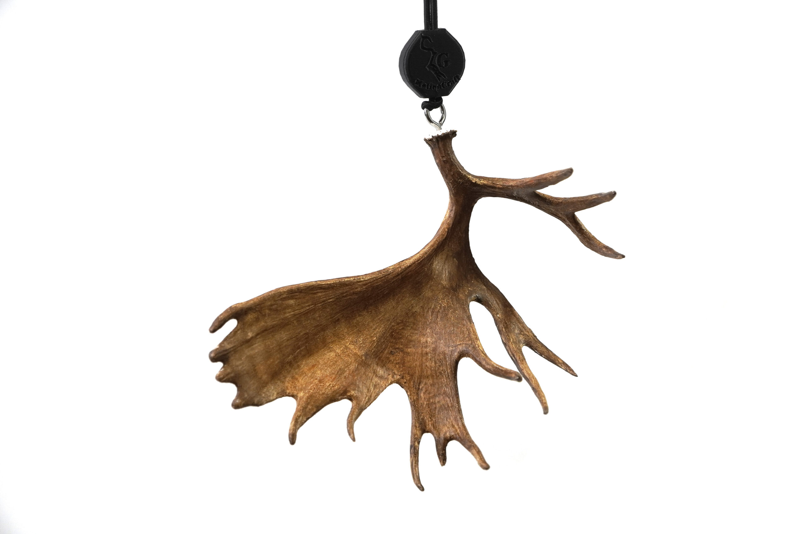 The SG Motion Craft Danglers are a unique way to bring your passion for the outdoors into your everyday drive. Designed and 3D-printed with precision, these miniature scale-model antlers are built to hang from your rearview mirror, adding a rugged yet stylish touch that reflects your love for hunting and the backcountry lifestyle. More than just an accessory, each Dangler is a conversation starter that showcases your connection to the field even when you’re on the road. What sets the SG Motion Craft Danglers apart is the ability to replicate any set of antlers. Whether it’s a once-in-a-lifetime bull elk, a heavy mule deer, or a buck that holds special meaning, we can craft a scale model directly from the antlers you bring into our shop. This customization ensures every Dangler is personal, carrying the story of your hunt in a compact, display-ready form. The 3D-printed construction guarantees clean details, durability, and consistency across every piece. Lightweight yet strong, these Danglers won’t damage your mirror or swing excessively while driving, making them practical for daily use. Their scale size provides the perfect balance between visibility and subtlety, ensuring they stand out without obstructing your view. Key Features: 3D Printed Precision – Captures fine antler detail in durable, lightweight form. Custom Options – We can model from any antlers you bring to our store. Unique Vehicle Accessory – A perfect way to showcase your hunting heritage on the go. Compact & Practical – Designed to hang safely without blocking visibility. Personalized Keepsake – Carry the memory of your hunt wherever you drive. Whether purchased as a custom keepsake or a one-of-a-kind gift for the hunter in your life, the SG Motion Craft Danglers blend tradition, innovation, and personalization in a product that celebrates the outdoors in everyday life.