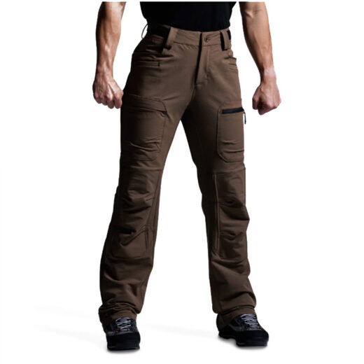 Women's Frontier Pant 2.0 - Coyote Brown Built for serious back country hunters and outdoor professionals, the Frontier Pant 2.0 delivers a perfect balance of durability, comfort, and versatility. Designed to thrive in demanding environments, these pants are made to perform across a wide range of conditions—comfortable in 60°F weather but tough enough to handle frigid extremes when paired with a proper layering system. Constructed from a 4-way stretch fabric, the Frontier 2.0 moves with you rather than against you. Ensuring unrestricted mobility when climbing ridges, crawling through brush, or kneeling for a shot. The fabric is warm yet breathable, with side zip vents that allow you to regulate body temperature during high-exertion hunts. To enhance performance in wet or rugged terrain, the pants are finished with a durable water repellent coating. As well as reinforced in critical high-wear zones: the knees, seat, and heels. For extended backcountry use, the Frontier Pant 2.0 incorporates internal knee pad pockets for added protection and comfort during long glassing sessions or stalks. The pocket system is designed with hunters in mind—providing ample, versatile storage without bulk, keeping essential gear close at hand without hindering movement. Fit and comfort are equally important. The athletic cut is dialed in for active hunters who demand flexibility without sacrificing durability. Whether you’re navigating rocky terrain, trekking through snow, or waiting out long hours in the stand, these pants are engineered to adapt with you. Key Features 4-way stretch fabric for mobility and durability Water-repellent finish for all-weather performance Reinforced knees, seat, and heel for longevity Side-zip vents for temperature regulation Internal knee pad pockets for added comfort Athletic fit with versatile pocket system Conditions: 60°F to Frigid