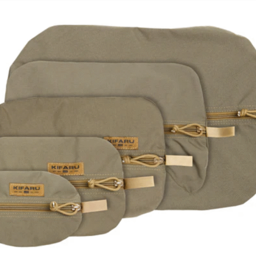 Kifaru Pullouts Kifaru Pullouts are the ultimate organizational upgrade for hunters, backcountry adventurers, and gear enthusiasts who demand efficiency and durability in every piece of their kit. Designed to streamline your loadout and eliminate the frustration of rummaging through your pack, these lightweight storage pouches offer exceptional visibility, rugged reliability, and modular flexibility—making them a staple for anyone who values fast, intuitive gear management in the field. Crafted from ultra-durable materials with Kifaru’s signature attention to detail, Pullouts are built to withstand the harsh realities of backcountry use. The combination of reinforced stitching, robust zippers, and abrasion-resistant construction ensures they perform season after season, whether exposed to dust, mud, moisture, or constant shifting inside your pack. The semi-rigid yet flexible design helps maintain shape without adding unnecessary weight, supporting quick access even when tightly packed. One of the standout features of Kifaru Pullouts is their high-visibility interior. This thoughtful design allows you to instantly identify gear, even in low-light conditions or during high-pressure moments. Whether you’re sorting first-aid supplies, spare layers, ammo, optics accessories, snacks, electronics, or emergency items, each Pullout keeps contents neatly contained and easily accessible. Available in multiple sizes, they offer customizable organization to match your pack system, hunting style, and mission requirements. Because they integrate seamlessly with any pack—especially within Kifaru’s ecosystem—Pullouts allow users to build a dialed-in layout tailored to fast movement and quiet operation. Their minimal weight makes them ideal for ounce-conscious hunters and ultralight packers, while their durability ensures they can adapt to the heaviest, roughest, and most demanding expeditions. Whether you’re fine-tuning your pack for a multi-day hunt or keeping everyday essentials ready for quick deployment, Kifaru Pullouts deliver unmatched simplicity, strength, and organization. Add them to your system and experience the efficiency of a truly optimized loadout.