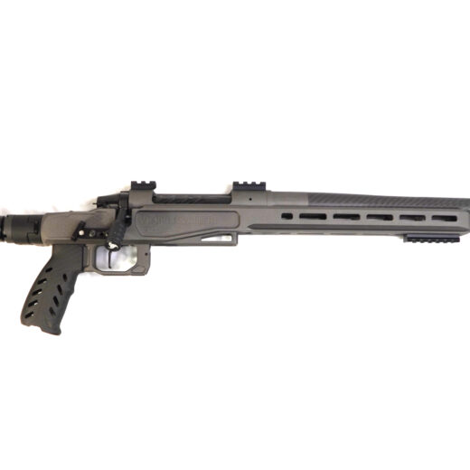 7 BACKCOUNTRY CUSTOM BUILD (TUNGSTEN) Purpose-built for hunters who prioritize mobility without giving up precision, this 7 Backcountry custom build delivers a lightweight, hard-hitting platform designed for real-world performance. Engineered around a compact 18” barrel and carbon-forward construction, this rifle excels in tight terrain, steep elevation, and fast-moving scenarios where maneuverability matters. At just 6 lbs 14.3 oz, it offers an ideal balance of packability, control, and downrange capability. Component Breakdown Action: Viking Armament Outlaw (VAOL) Chassis: Element 4.0 (Viking Armament Edition – Magnesium) Barrel: 18” Benchmark Barrel (7 Backcountry) Trigger: TriggerTech Special (TTS) Furniture: Carbon Fiber Components (Grip, Buttstock, Folding Adapter) Finish: Tungsten Cerakote Performance & Application The 7 Backcountry cartridge is designed for efficiency and versatility, offering strong ballistic performance in a compact, lightweight platform. Paired with an 18” Benchmark barrel, this setup prioritizes maneuverability without sacrificing consistency, making it ideal for dense terrain, mountain hunts, and situations where quick positioning is critical. The magnesium Element 4.0 chassis keeps weight down while maintaining rigidity, and the carbon fiber components further enhance strength without adding bulk. This combination results in a rifle that carries easily over long distances while remaining stable and reliable when it’s time to take the shot. The TriggerTech Special provides a crisp, consistent break, allowing for precise shot placement in demanding conditions. Finished in Tungsten Cerakote, this rifle offers a clean, durable appearance built to withstand harsh environments. Precision Guarantee Every Viking Armament rifle is backed by our Sub-½ MOA Accuracy Guarantee, ensuring confidence and consistency in every shot.