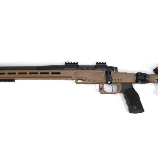 6.5 PRC Lightweight Precision Rifle (Left-Handed) Built for shooters who demand precision without compromise, this left-handed 6.5 PRC configuration delivers a perfect balance of lightweight performance, structural rigidity, and real-world usability. Designed around a premium titanium action and carbon-forward construction, this rifle excels in backcountry hunting scenarios and long-range precision applications where weight and reliability matter most. At just 7 lbs 5.3 oz, it remains highly packable while maintaining the stability needed for consistent, repeatable accuracy. Component Breakdown Action: Fuzion TI (Titanium, Left-Handed) Chassis: Element 4.0 (Viking Armament Edition – Magnesium) Barrel: 20” BSF Carbon Fiber Barrel (6.5 PRC) Trigger: TriggerTech Special (TTS) Grip: Ergo Grip Stock: C6 Folding Stock Finish: Flat Dark Earth (FDE) Cerakote Performance & Application The 6.5 PRC cartridge is known for its flat trajectory and superior energy retention, making it an ideal choice for extended-range hunting. Paired with the lightweight BSF carbon barrel and titanium Fuzion action, this rifle maintains excellent thermal stability and shot-to-shot consistency even in demanding environments. The magnesium Element 4.0 chassis keeps overall weight down while preserving rigidity, and the folding stock enhances portability for pack-in hunts or tight transport scenarios. The TriggerTech Special provides a crisp, repeatable break, allowing shooters to fully capitalize on the rifle’s inherent accuracy. Every component is selected to reduce unnecessary weight while maintaining durability and performance under real-world conditions. Precision Guarantee Every Viking Armament rifle is backed by our Sub-½ MOA Accuracy Guarantee, giving you confidence that your rifle will perform when it matters most.