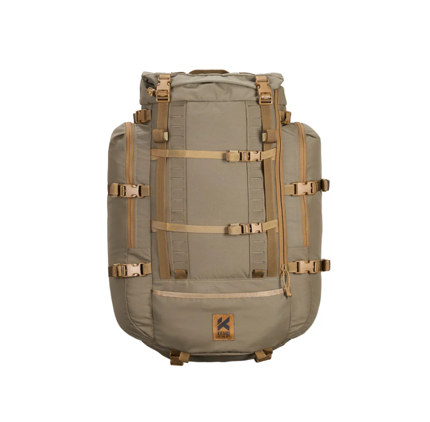 Since 2019, the Hoodlum has been the first choice of guides and backcountry hunters who push deeper and carry heavier. With 6,500 cubic inches of load capacity mounted on Kifaru’s proven ARK Frame, it hauls everything you need—camp, gear, and meat—with unmatched comfort, mile after hard-earned mile. Its full-length main zipper provides instant, easy access to your gear or game, while the laser-cut Belt Pouch Matrix lets you customize your storage exactly how you like it. Built from 500D Cordura®, it stands up to abuse from rock, brush, and relentless terrain. Forged through years of direct input from guides, the Hoodlum is reliable, adaptable, and built to outlast even your toughest hunts. Hoodlum Only: 6500ci Hoodlum + Med Belt Pouch + Large Belt Pouch: 7002ci Hoodlum + KU Lid: 7250ci Hoodlum + Guide Lid: 7700ci FEATURES DETAILS FIND YOUR FIT